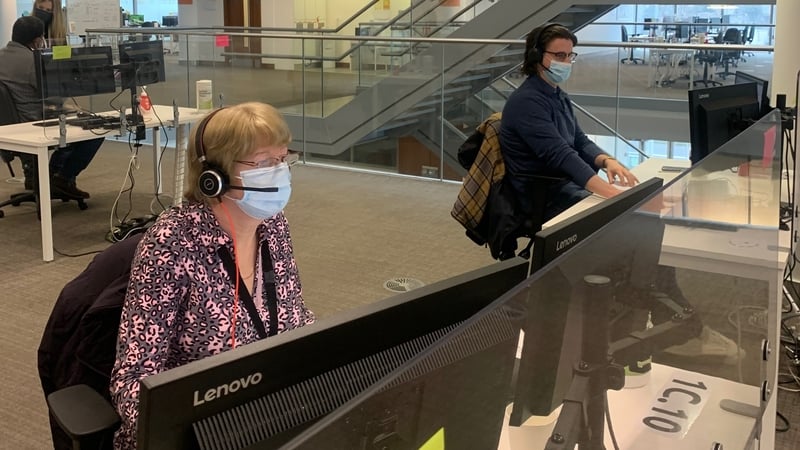 The contact tracing centre opened in December