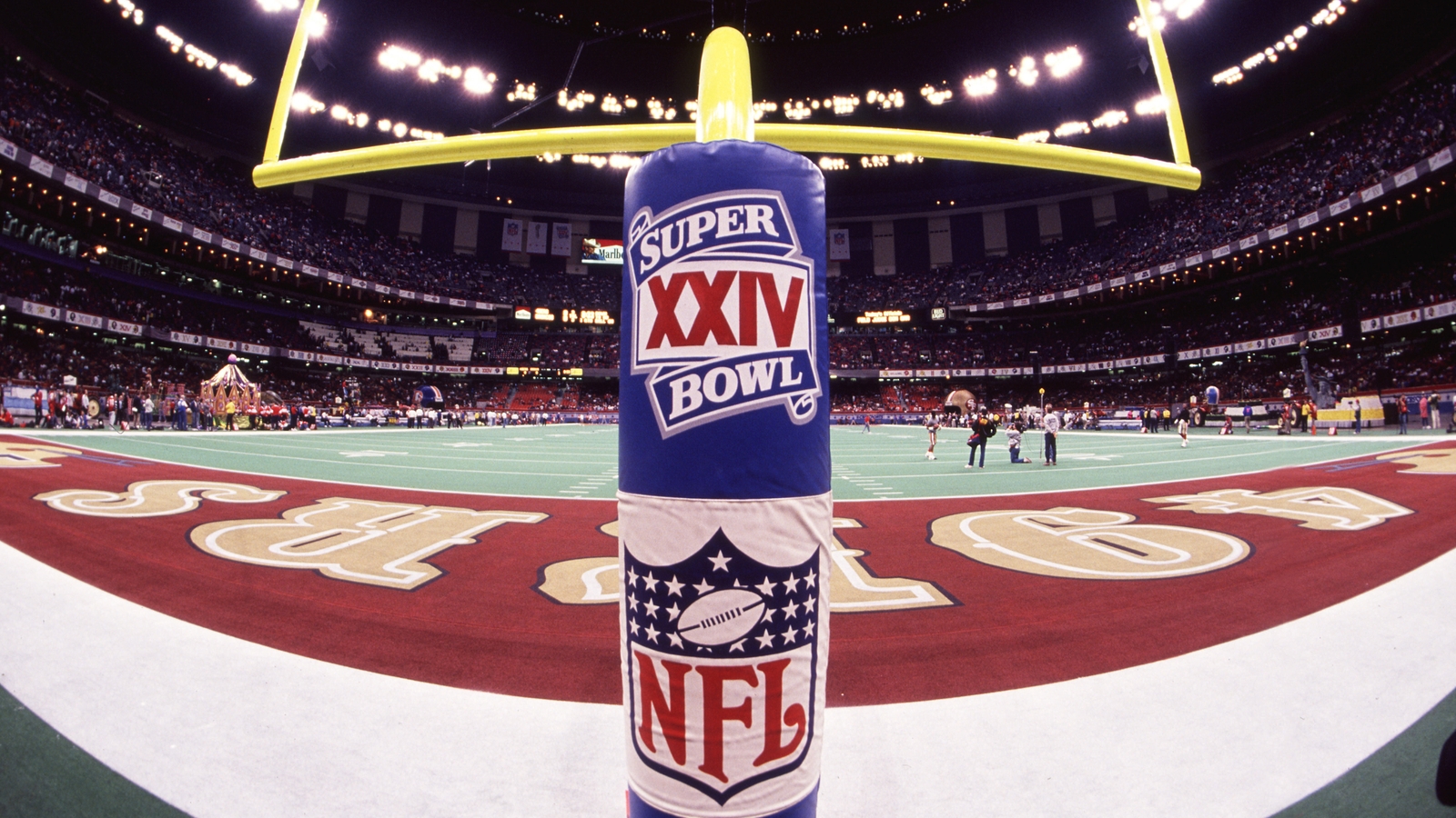 RTÉ got invoted to broadcast from Super BowlXXIV - a beatdown of the Denver Broncos by the San Francisco 49ers