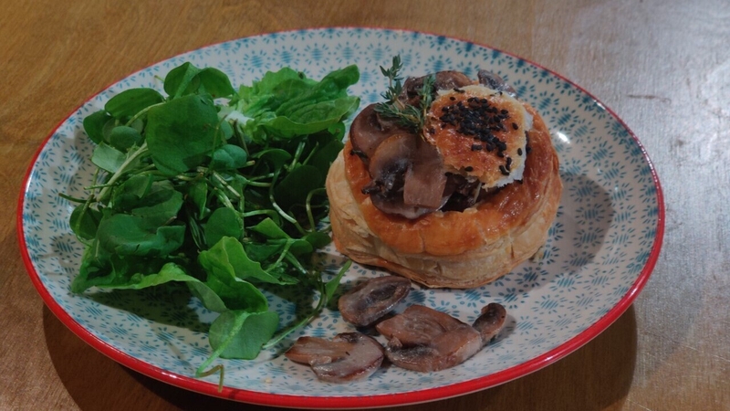 Lily's mushroom and thyme vol-au-vents