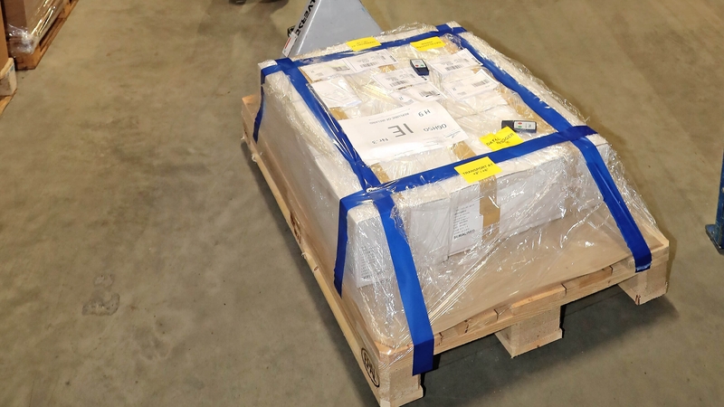 A batch of AstraZeneca vaccines arrived in Dublin this afternoon