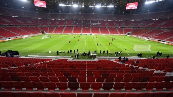 The Hungarian capital will host the first leg