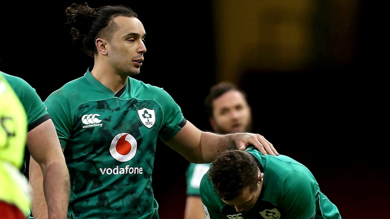 Lowe consoles Burns after the full-time whistle