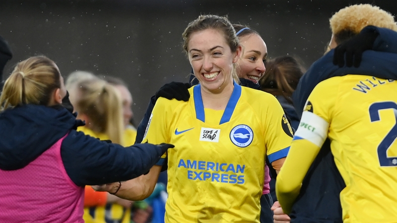 Megan Connolly made one and scored the other