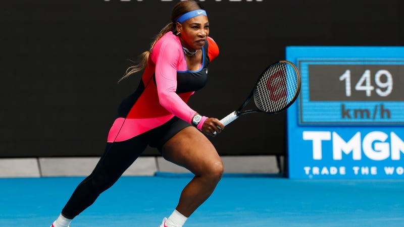 Williams collaborated with Nike for the look (Rick Rycroft/AP)