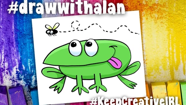 Draw With Alan - how to draw a frog!