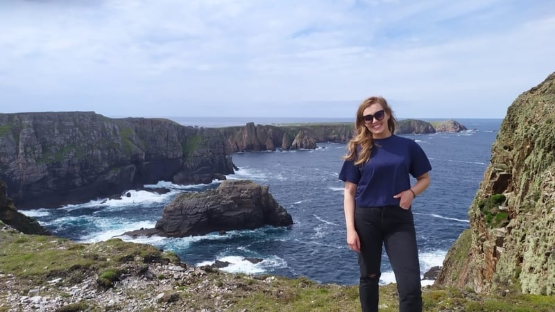 Caitlín Nic Aoidh on her first trip to Tory: "My friends slagged me that I was Bord Fáilte Donegal."