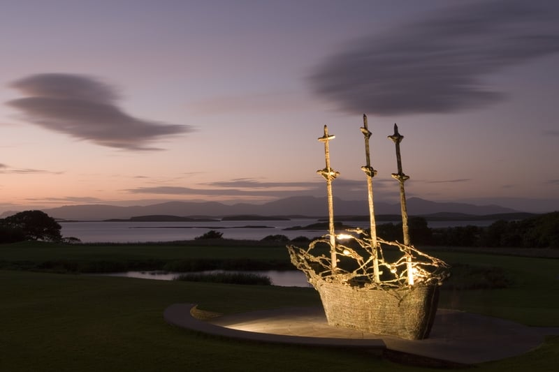 The National Famine Memorial by John Behan. Photo: Getty Images