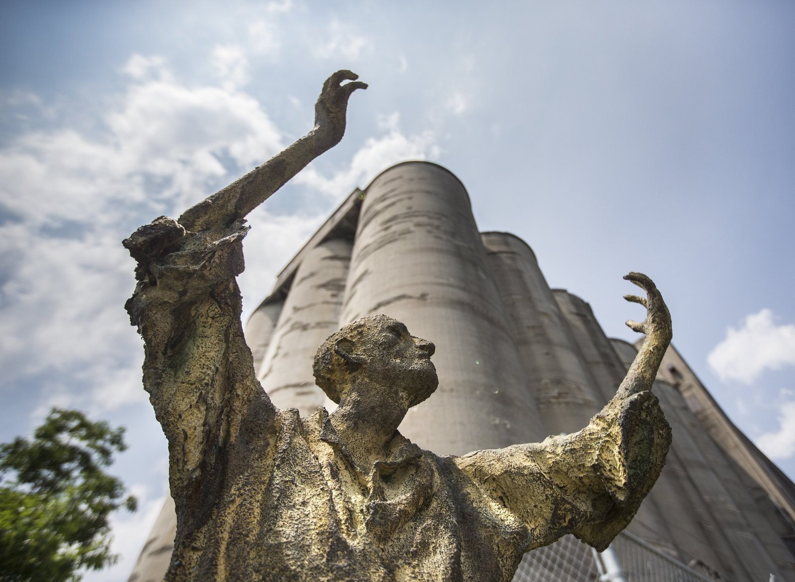 A view of the famine memorial at Ireland Park in Toronto. Photo: Bernard Weil/Toronto Star via Getty Images