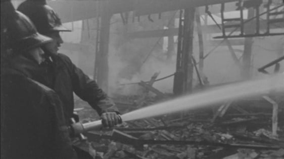 Grafton Street fire in 1971.