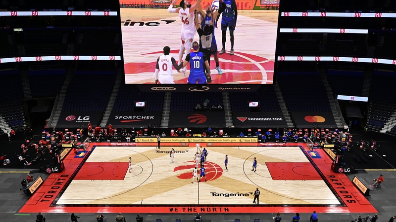 Raptors and the Orlando Magic tip off at Tampa's Amalie Arena on 31 January