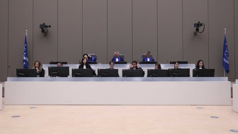 The International Criminal Court sitting in 2019