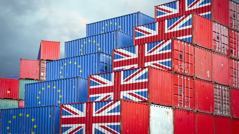 Imports of goods from Britain were down 53% in February compared to the same month last year
