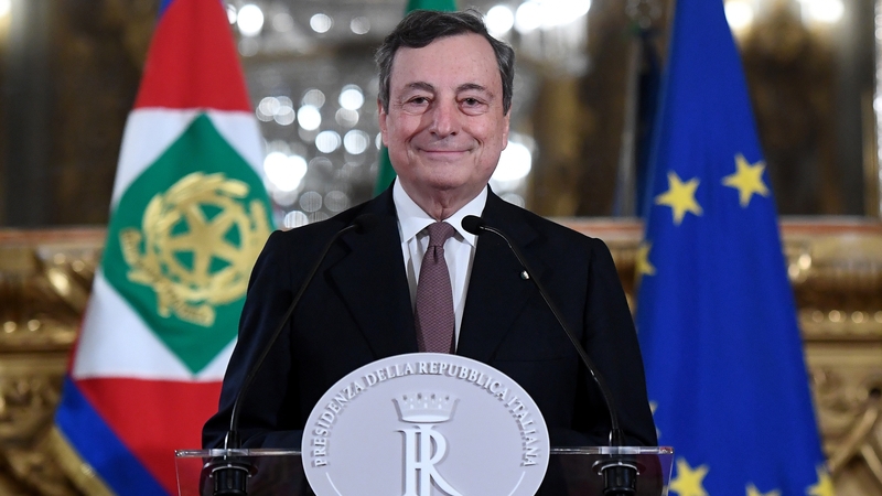 Mario Draghi has put together a national unity government involving almost all Italy's political parties