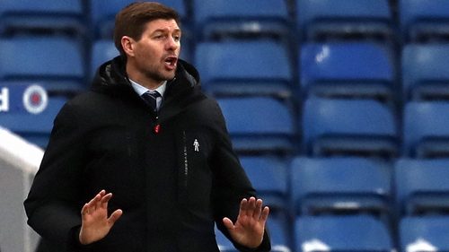 Rangers manager Steven Gerrard