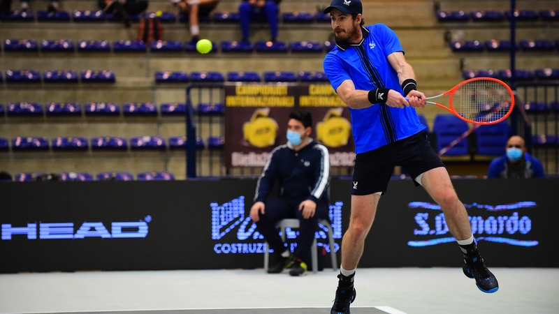 Murray went down in straight sets.