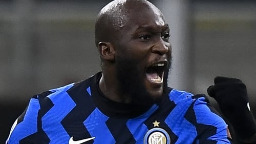 Romelu Lukaku fired two first-goals against Lazio