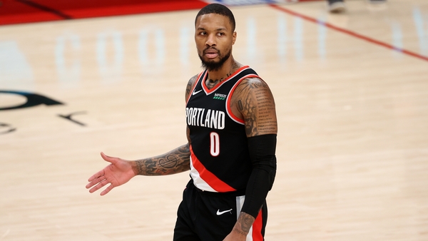 Damian Lillard was a key figure for the Trail Blazers