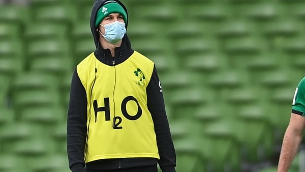 Johnny Sexton acted as a water carrier for the game against France