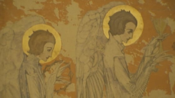 'Winged Angels in Profile' by Harry Clarke (1976)