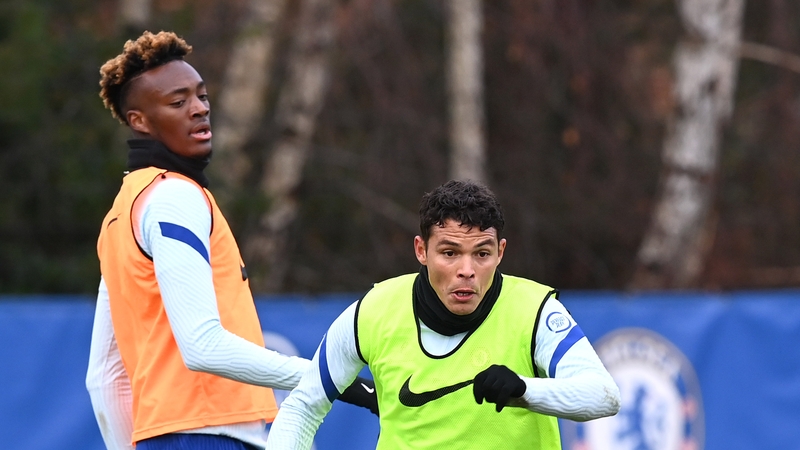 Tammy Abraham and Thiago Silva