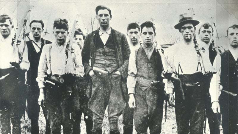 The Flying Column of the 4th Battalion, Cork No. 1 Brigade. Munster was one of the most active regions during the War of Independence