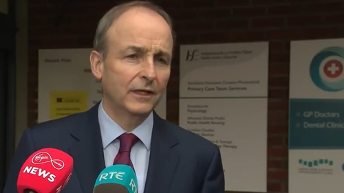 Micheál Martin said the emphasis remained on the return of schools