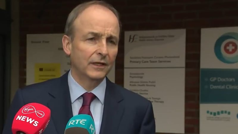 Micheál Martin said the emphasis remained on the return of schools