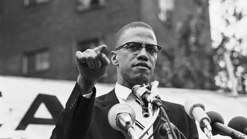 Malcolm X was shot dead as he prepared to deliver a speech in February 1965