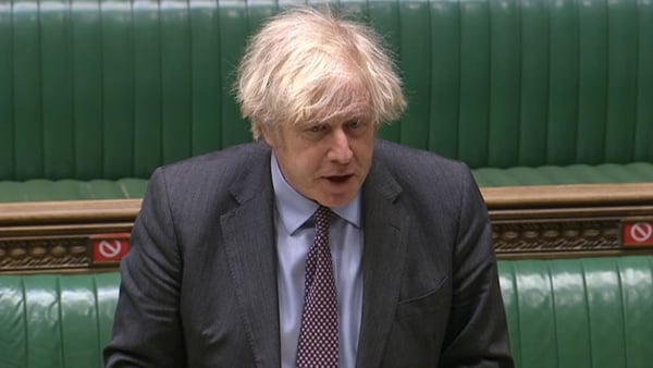 Boris Johnson outlined the four-stage plan in the House of Commons today
