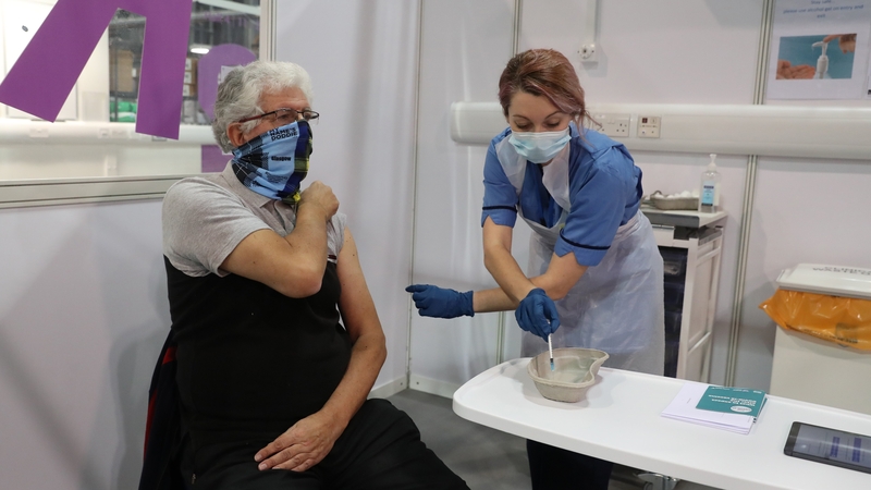 Some 1.14 million vaccines were given to 21% of the Scottish population between 8 December and 15 February