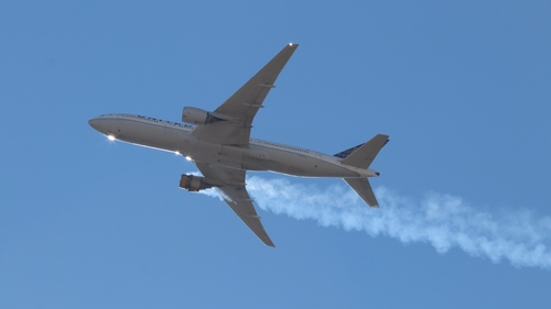 The right engine of the Boeing 777 caught fire over the weekend