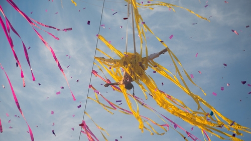 Gratte Ciel pictured in Eyre Square at the 2019 launch of Galway 2020 European Capital of Culture (Pic: RollingNews.ie)