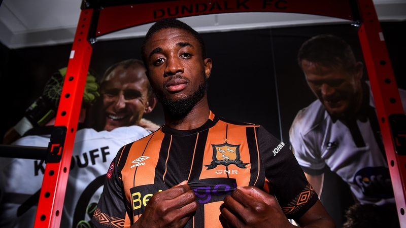 Junior Ogedi-Uzokwe will play in Oriel Park this season