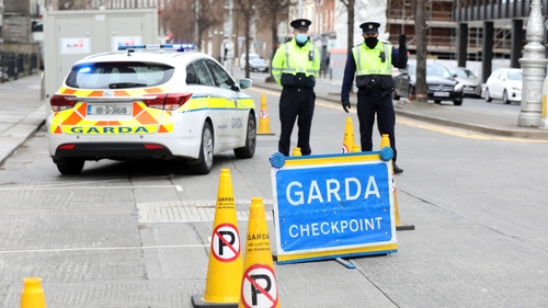 Gardaí say 7,566 €100 fines were issued for non-essential travel (Pic:Rolling News)