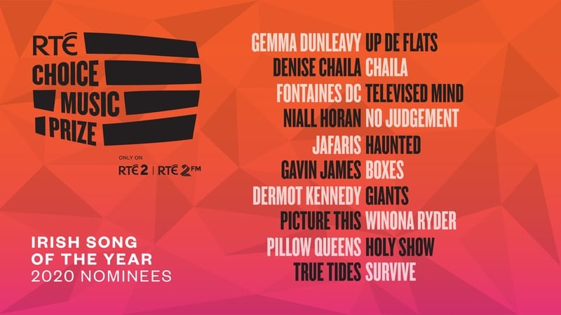 Voting is now open on the RTÉ 2FM website