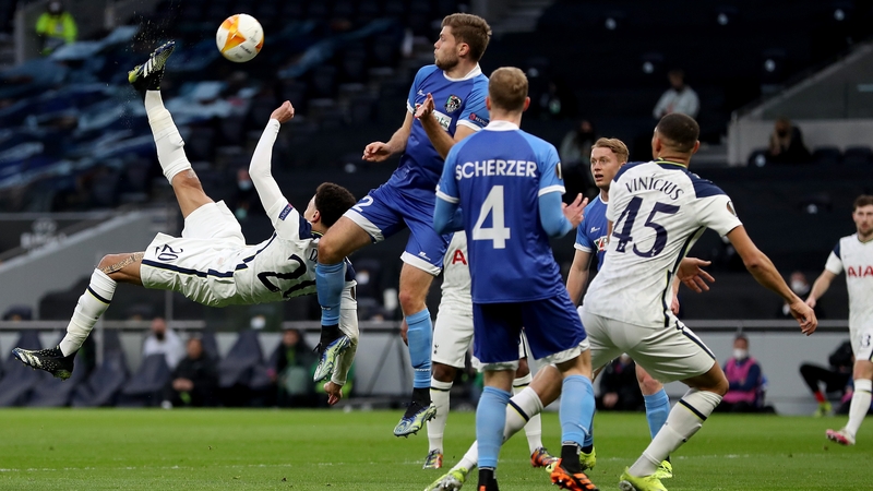 Dele Alli broke the deadlock with a spectacular overhead kick