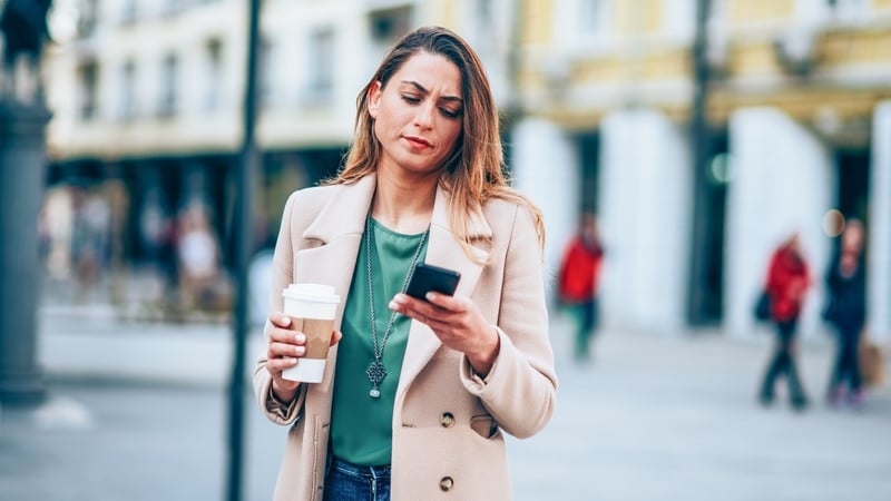"On a phone call, there are no external distractions, so it can feel like the spotlight is on us to answer questions straight away." Photo: Getty Images