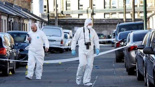 The area remains cordoned-off (Pics: RollingNews.ie)