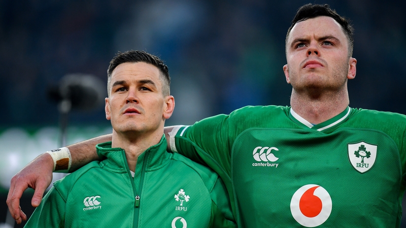 Jonathan Sexton, left, and James Ryan