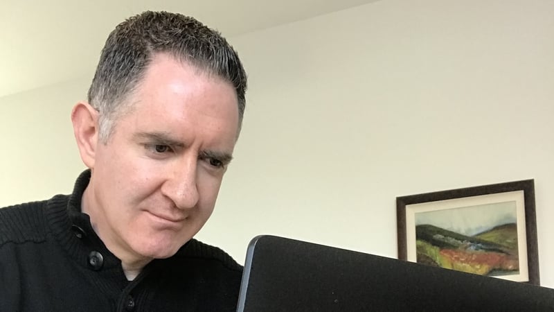 Cormac O hEadhra on lockdown. "I haven't seen my parents for months. That's been difficult."