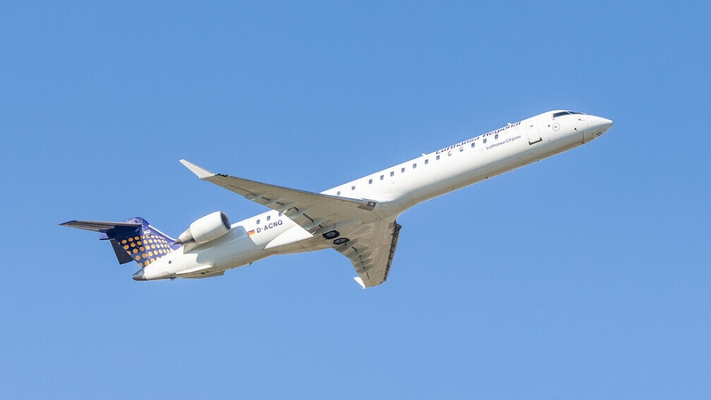 Lufthansa will operate a Bombardier CRJ-900 aircraft with 75 seats on board