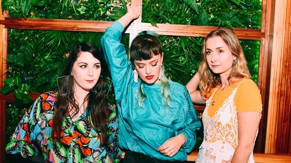 Wyvern Lingo: left to right - Saoirse Duane, Caoimhe Barry, and Karen Cowley. All pictures: Miguel Ruiz