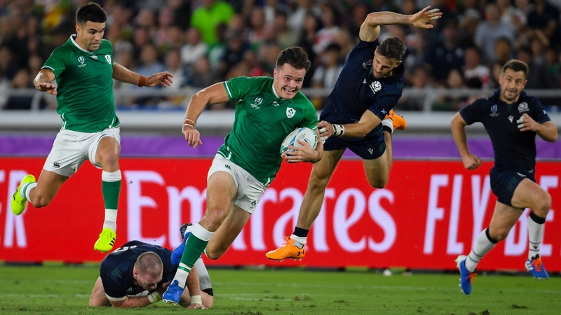 Ireland beat Scotland in their opening pool game of RWC2023