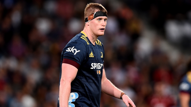 Jack Regan is action for the Highlanders