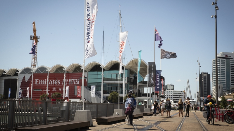 Auckland's busy waterfront area - the city will go into lockdown after Covid case confirmed