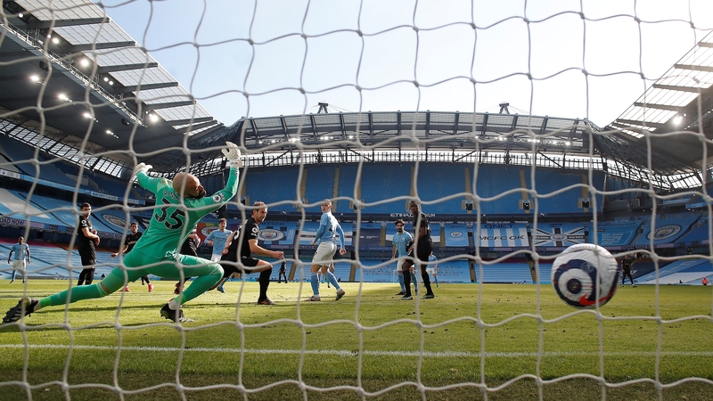 John Stones scores past Darren Randolph