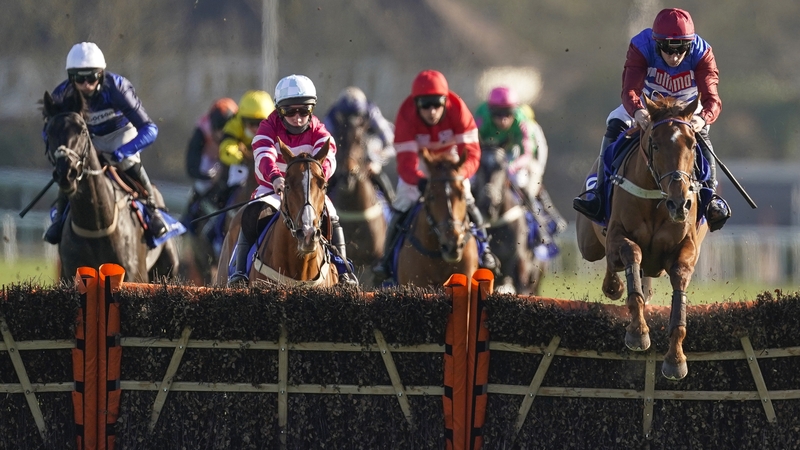 Tritonic jumps the last in the Adonis well clear of his rivals