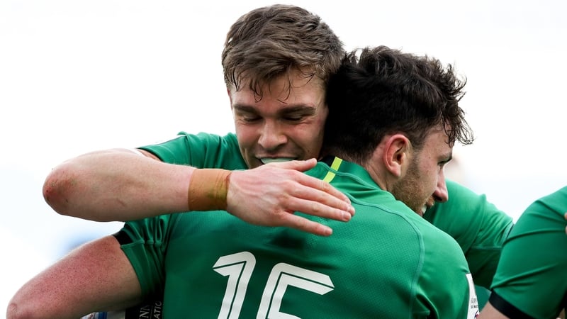 Ireland ran in six tries