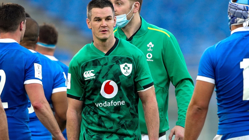 Johnny Sexton played the full 80 minutes and kicked six conversions and two penalties