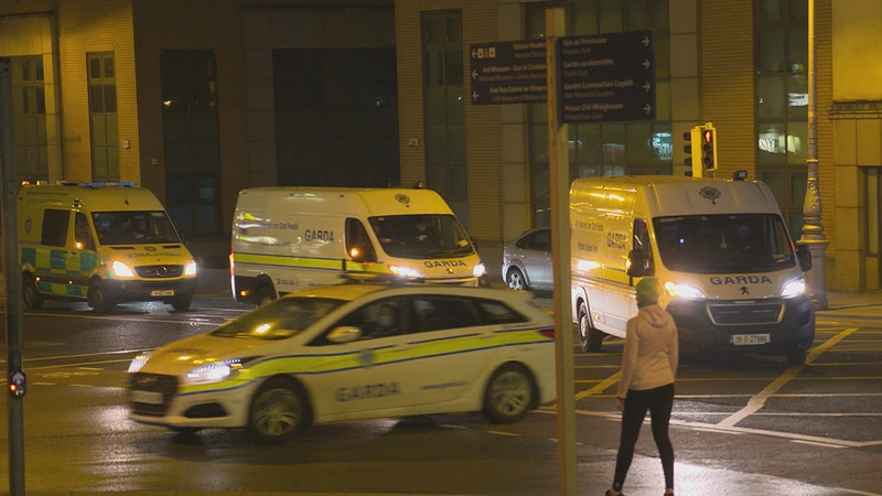 12 men and one woman appeared before a special sitting of Dublin District Court